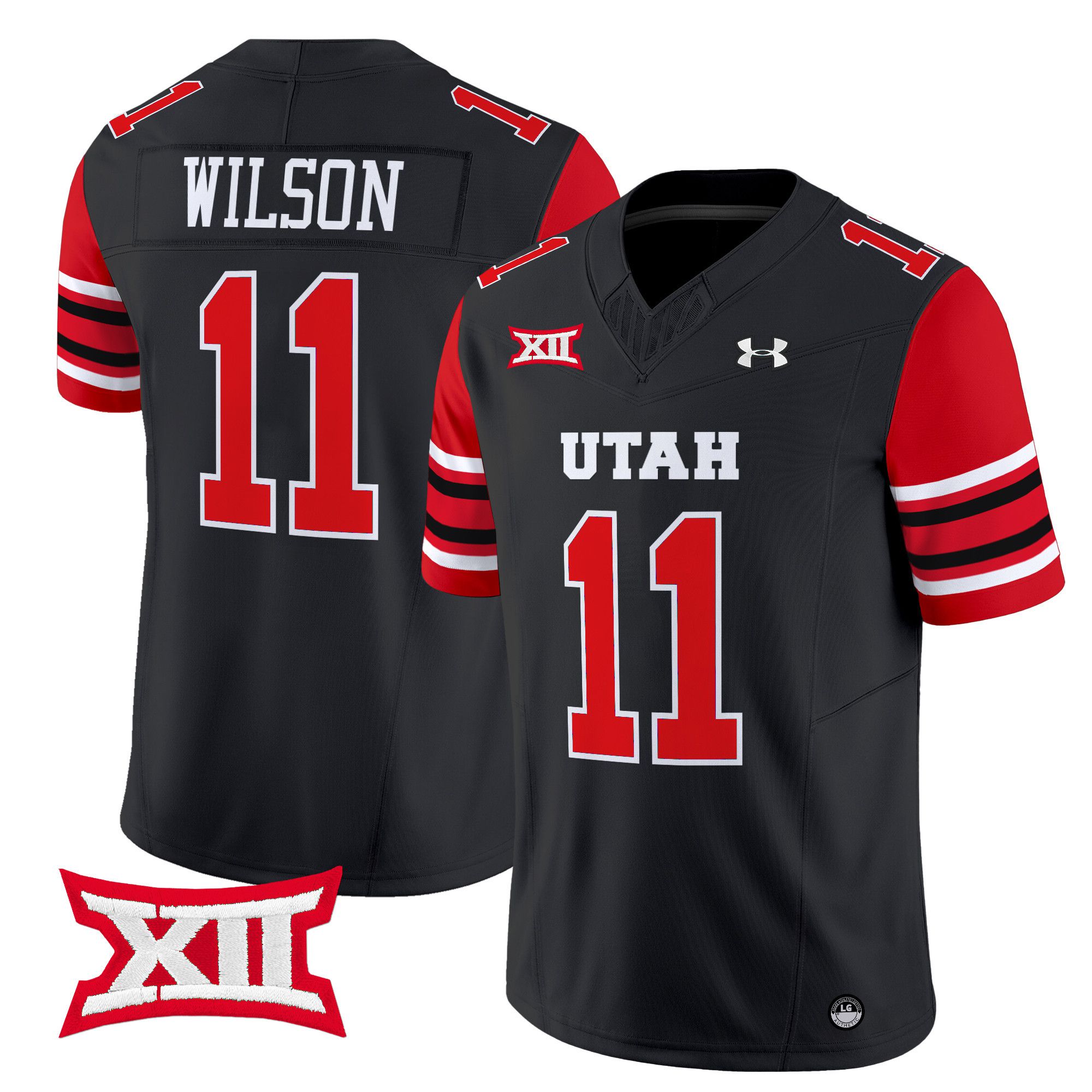 Men Utah Utes #11 Wilson Black 2024 Vapor Limited NCAA Jersey->more ncaa teams->NCAA Jersey